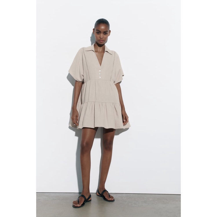 Váy babydoll Zara authentic
