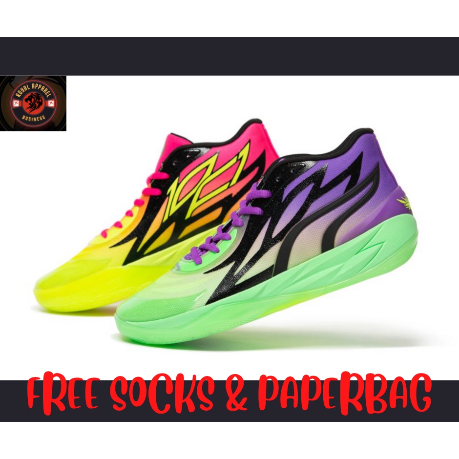 Giày Bóng Rổ Phối Màu Cá Tính mb.02 rick & morty