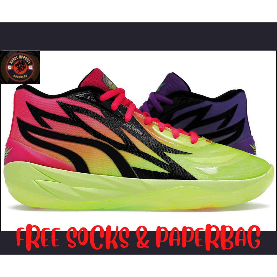 Giày Bóng Rổ Phối Màu Cá Tính mb.02 rick & morty