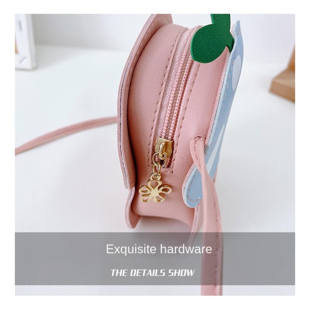 Mihan1 Túi Đeo Vai mini Bằng Da pu Hình Nấm Nhiều Màu Sắc Dễ Thương Cho Bé