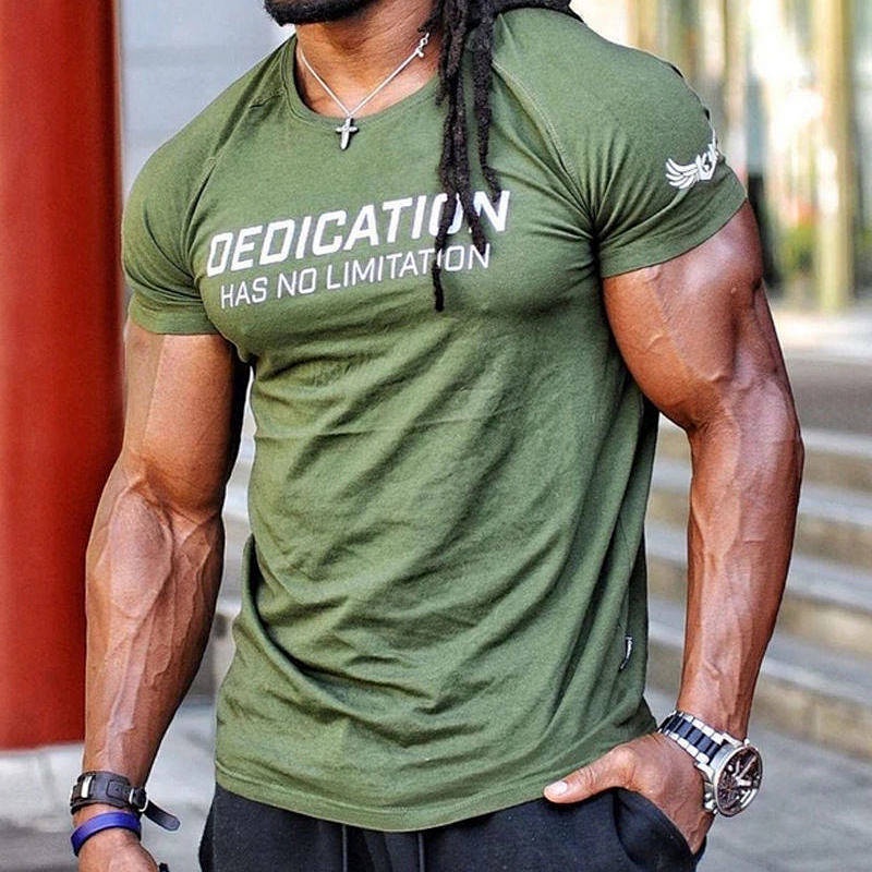 Short Sleeve Men's T-shirt Summer Sports Quick-Drying Fitness Running Basketball Training Clothes Thin Casual Slim Half Sleeve 3aJi