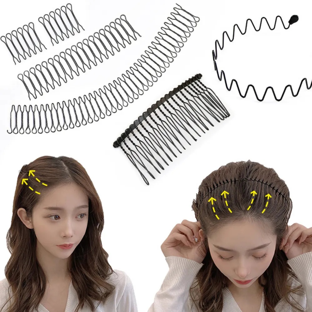 Kẹp Tóc Dạng Cong Đơn Giản Cho Nữ / Giá Đỡ Kẹp Tóc Đuôi Ngựa / Kẹp Tóc Đuôi Ngựa Phổ Biến
