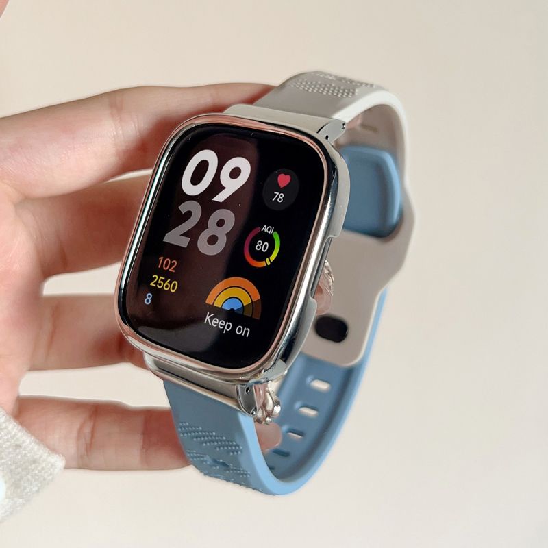 Silicone Dây Đeo Silicon Thay Thế Cho Đồng Hồ Thông Minh redmi watch 2 3 lite mi watch lite redmi watch 3 active Ốp