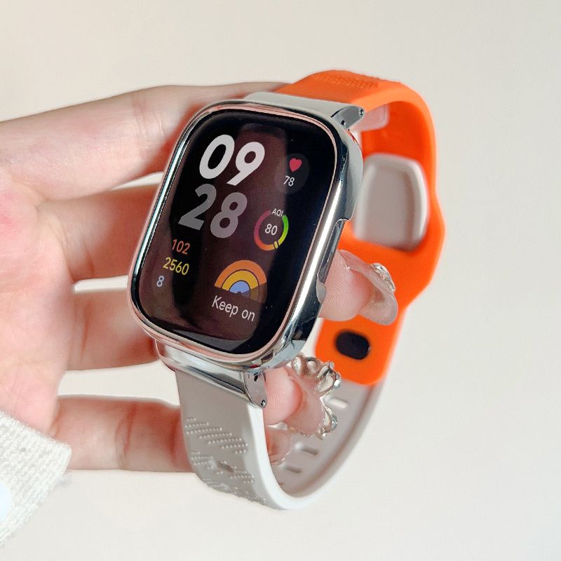 Silicone Dây Đeo Silicon Thay Thế Cho Đồng Hồ Thông Minh redmi watch 2 3 lite mi watch lite redmi watch 3 active Ốp