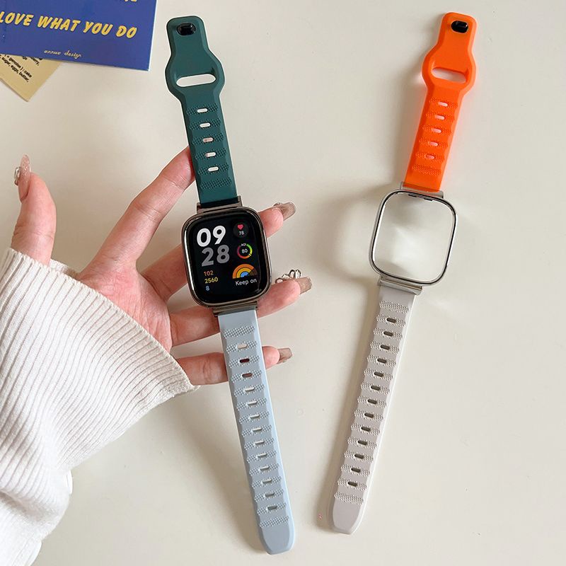 Silicone Dây Đeo Silicon Thay Thế Cho Đồng Hồ Thông Minh redmi watch 2 3 lite mi watch lite redmi watch 3 active Ốp