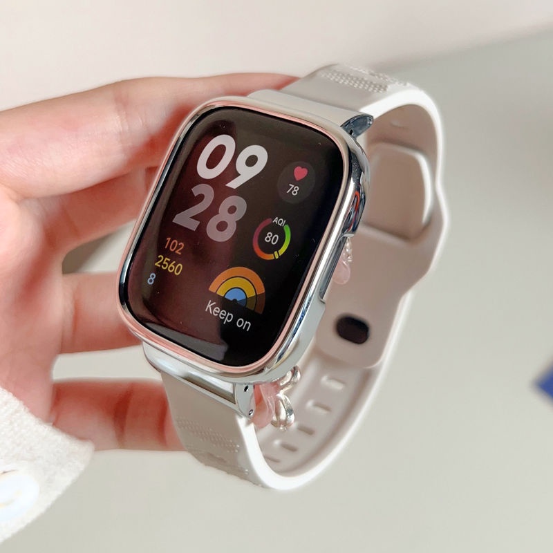 Silicone Dây Đeo Silicon Thay Thế Cho Đồng Hồ Thông Minh redmi watch 2 3 lite mi watch lite redmi watch 3 active Ốp