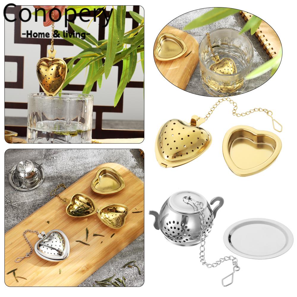 Conopery Dụng Cụ Lọc Trà Inox Hình Trái Tim