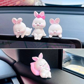 2023 Rabbit Year New Bunny Car Decoration inside the Car Decoration Car Dashboard Screen Decoration Supplies MFY4