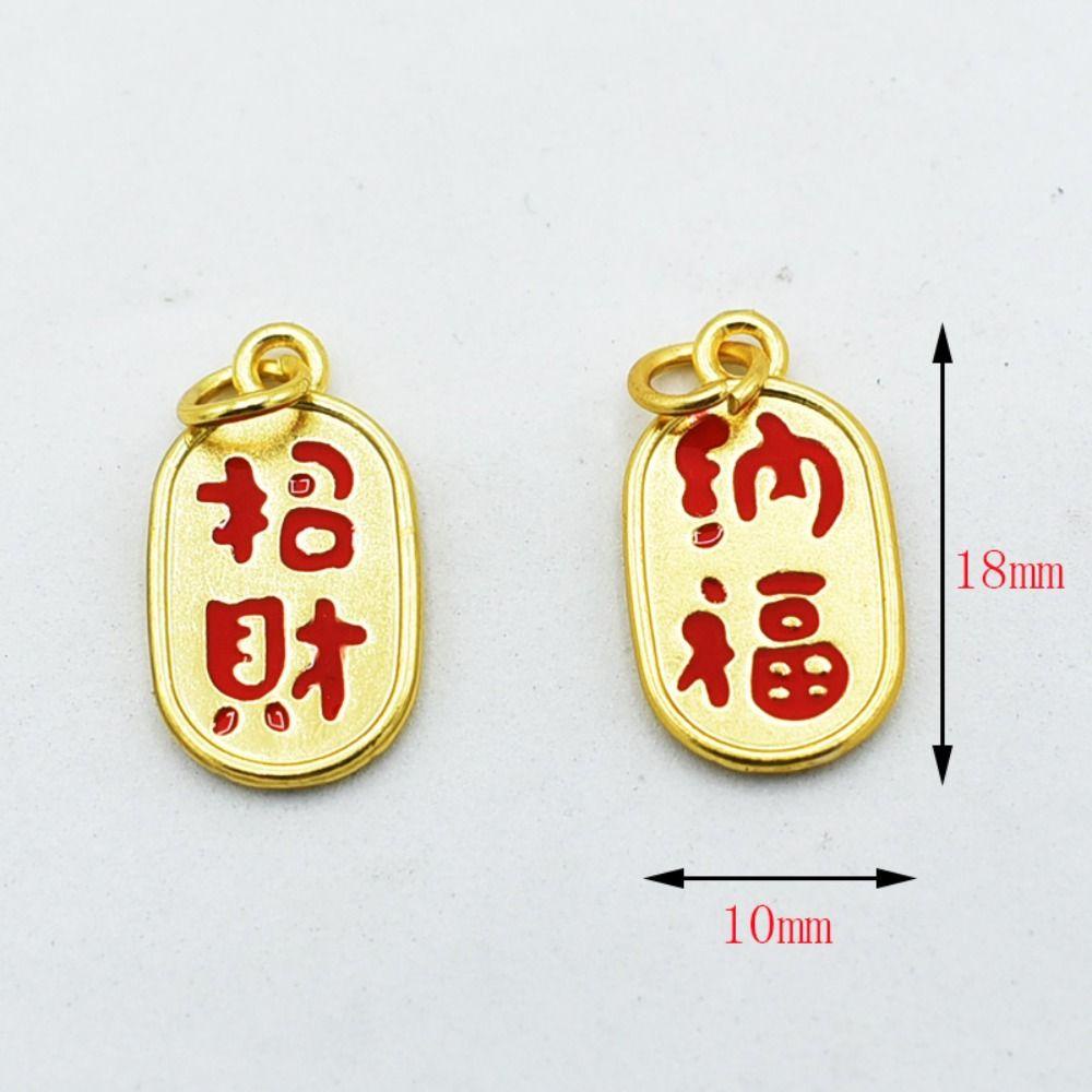 Fudeshe 15 Vòng Tay May Mắn Màu Vàng Đỏ Có Thể Điều Chỉnh Kích Thước