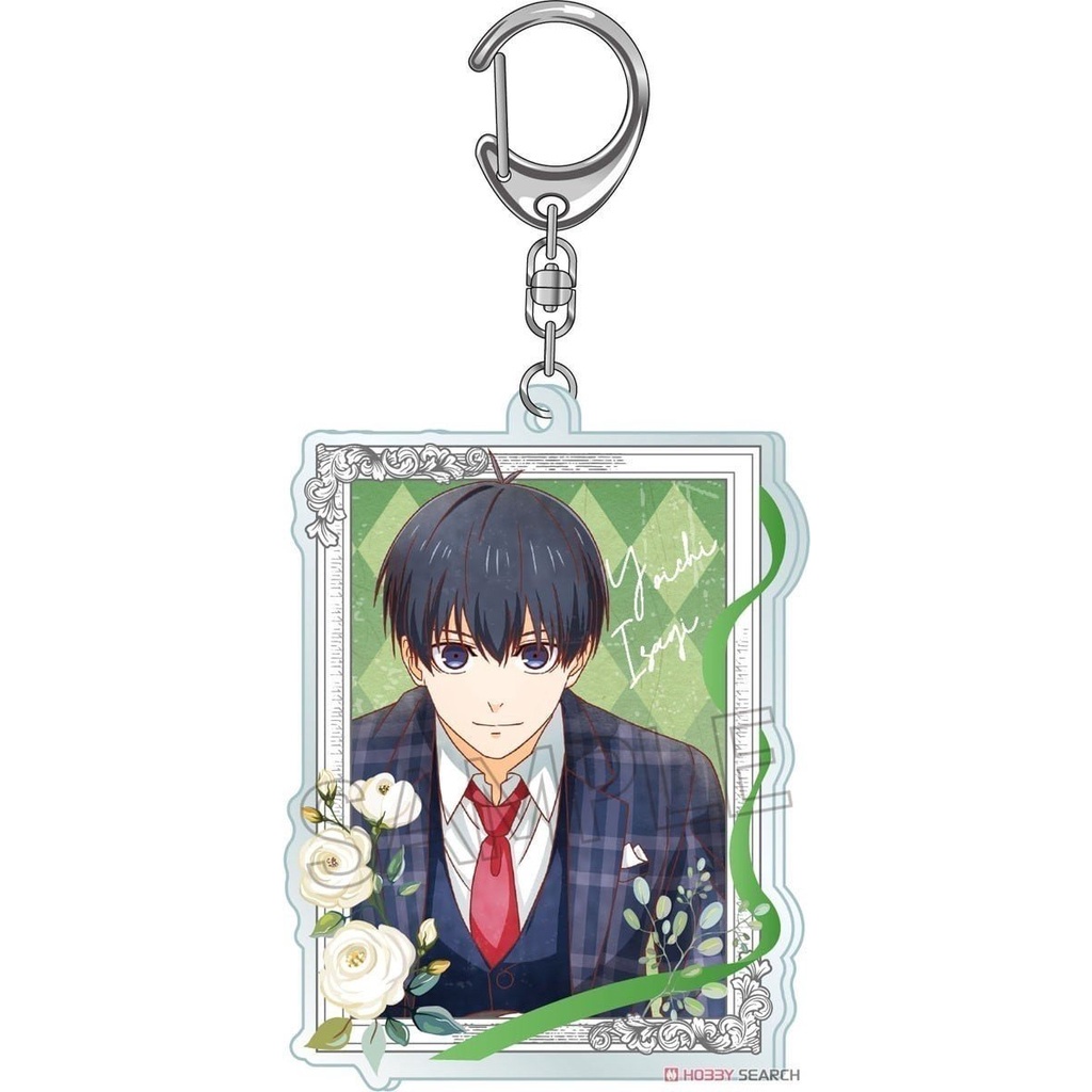 Móc khóa 4cm in hình BLUE LOCK ver KHUNG HOA HỒNG anime  Mica trong acrylic quà tặng dễ thương NLSHOP