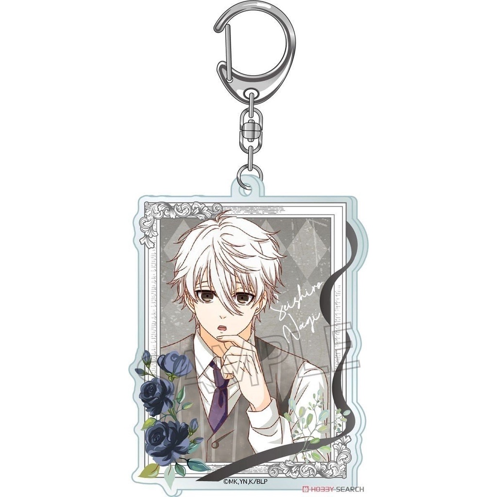 Móc khóa 4cm in hình BLUE LOCK ver KHUNG HOA HỒNG anime  Mica trong acrylic quà tặng dễ thương NLSHOP