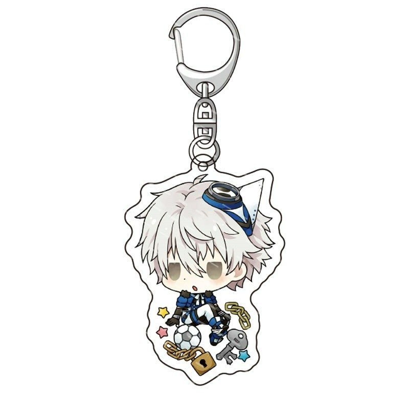 Móc khóa 3cm BLUE LOCK t iền đạo số 1 ver BALL AND KEY in hình anime  mica trong acrylic keyring dễ thương NLSHOP