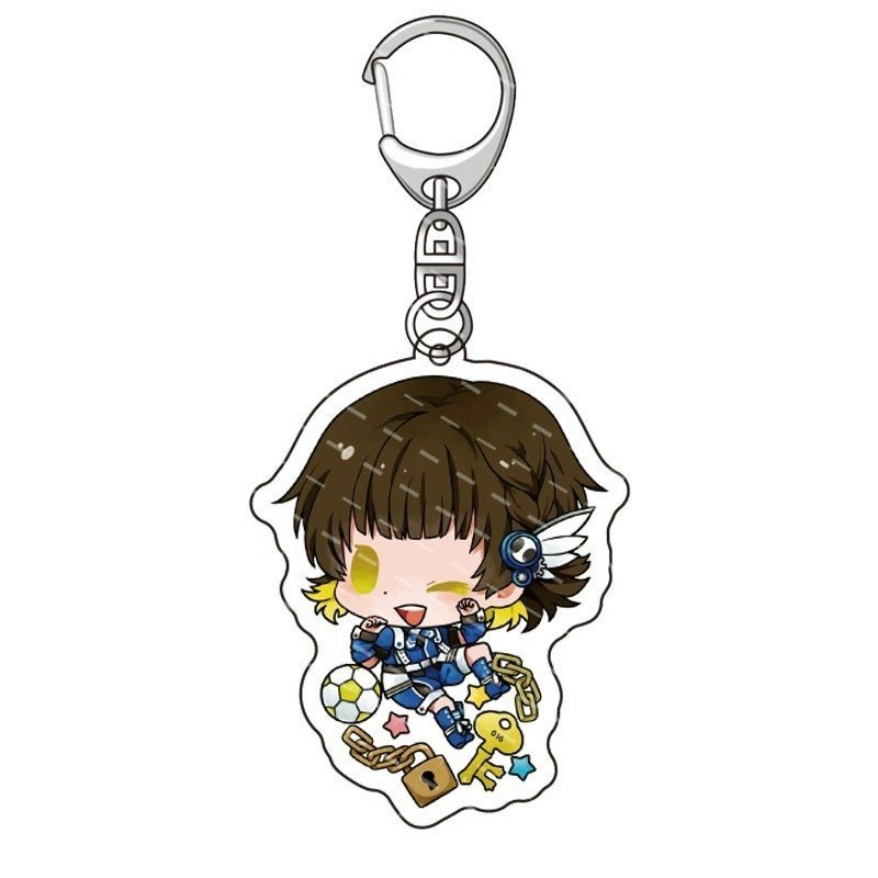 Móc khóa 3cm BLUE LOCK t iền đạo số 1 ver BALL AND KEY in hình anime  mica trong acrylic keyring dễ thương NLSHOP