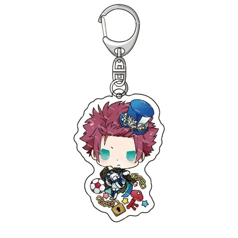 Móc khóa 3cm BLUE LOCK t iền đạo số 1 ver BALL AND KEY in hình anime  mica trong acrylic keyring dễ thương NLSHOP