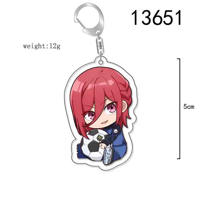 Móc khóa 3cm anime Blue Lock nhựa Acrylic hai mặt, in hình các nhân vật dễ thương NLSHOP