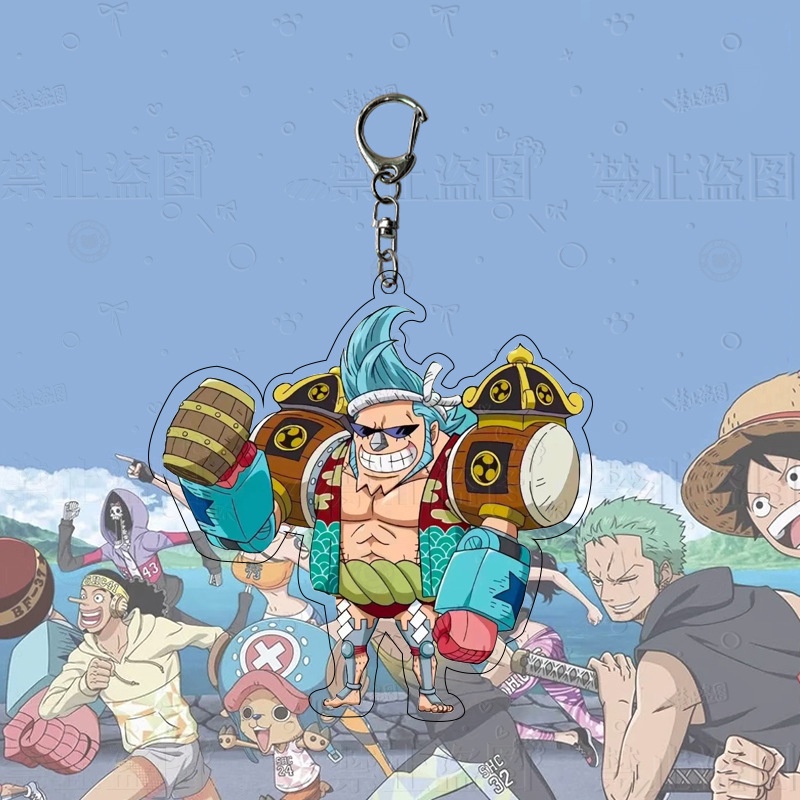 Hoạt Hình 3cm Móc Khóa Acrylic Hình Nhân Vật Luffy Trong One Piece NLSHOP