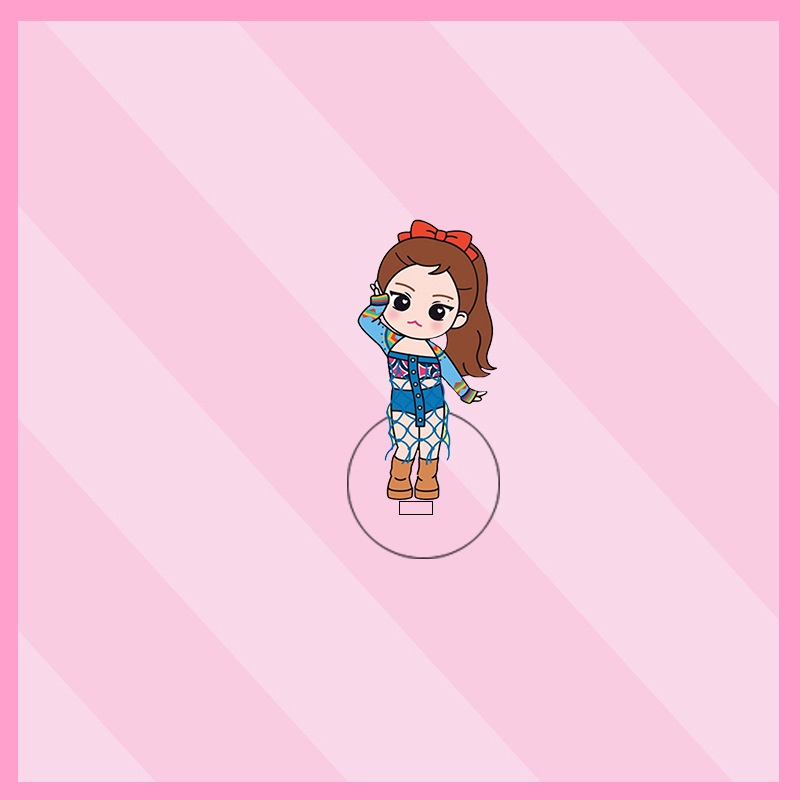 Mô hình giá đỡ bằng acrylic hình nhóm nhạc Blackpink cao 5.5cm dành cho trang trí để bàn NLSHOP