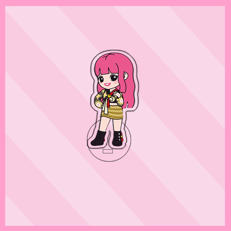 Mô hình giá đỡ bằng acrylic hình nhóm nhạc Blackpink cao 5.5cm dành cho trang trí để bàn NLSHOP