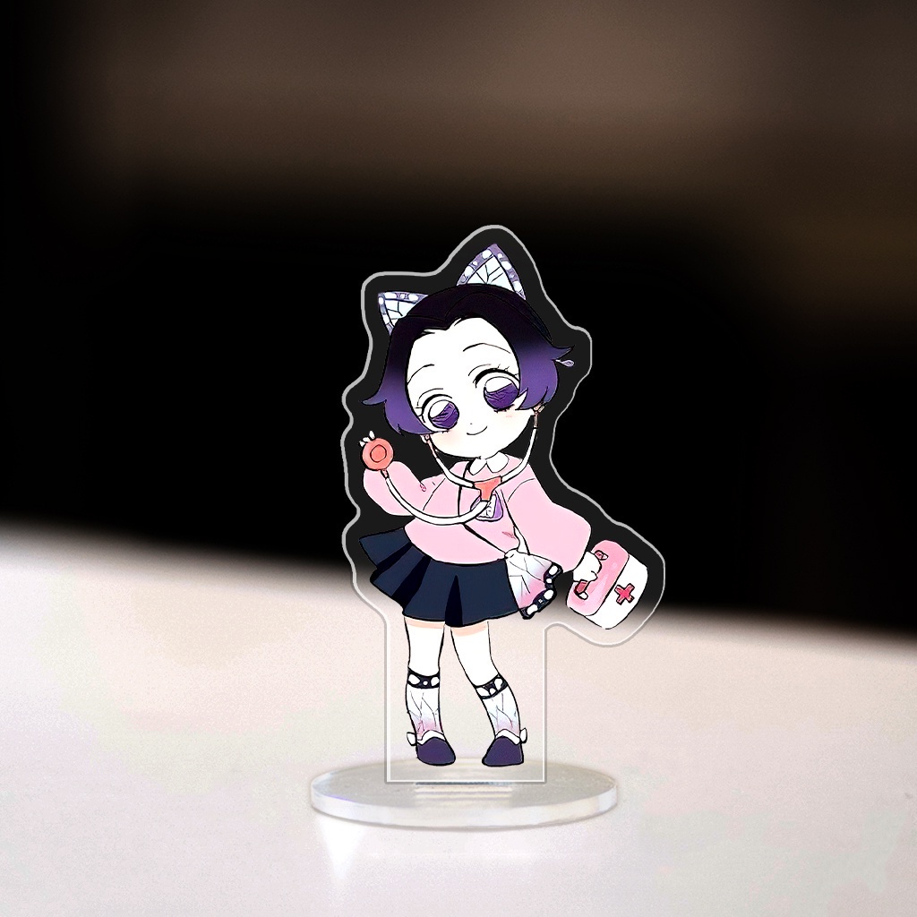 Mô hình đứng standee Kimetsu no Yaiba các nhân vật Tanjiro Nezuko trang trí góc học tập bàn làm việc cao 8cm NLSHOP
