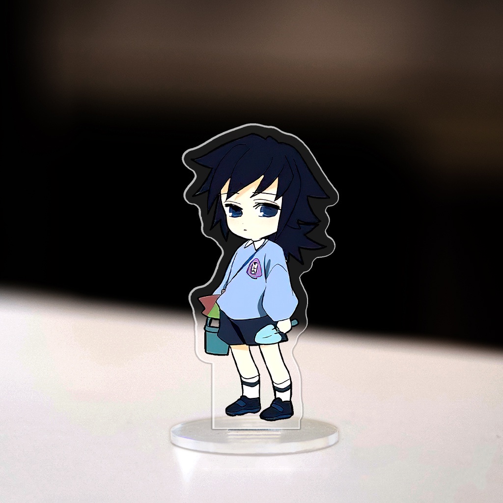 Mô hình đứng standee Kimetsu no Yaiba các nhân vật Tanjiro Nezuko trang trí góc học tập bàn làm việc cao 8cm NLSHOP