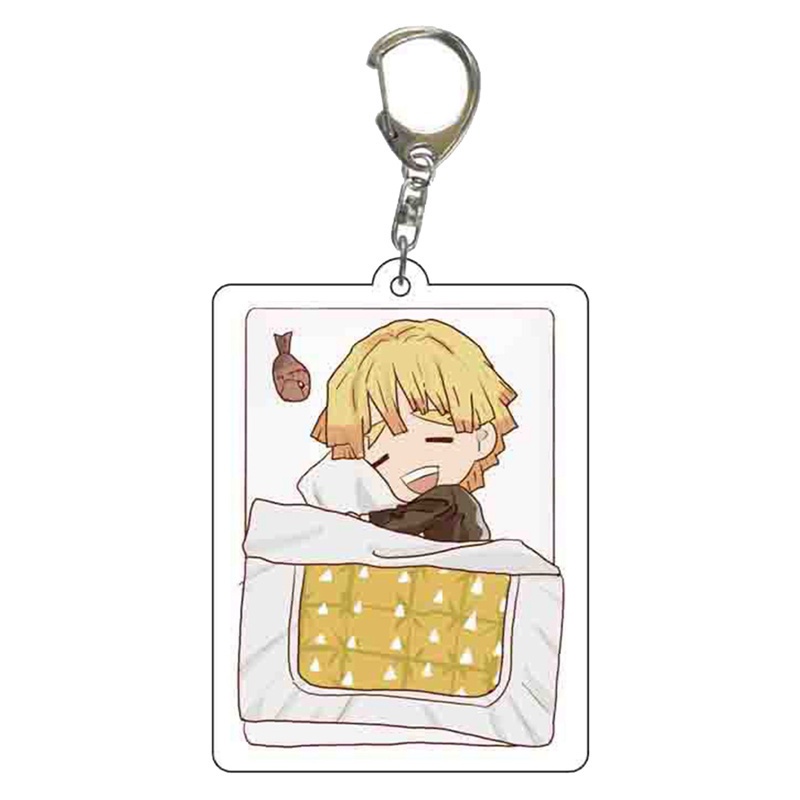 Móc Khóa Nhựa Pvc Mềm Hình Nhân Vật Kimetsu No Yaiba Kamado Nezuko Tanjirou NLSHOP