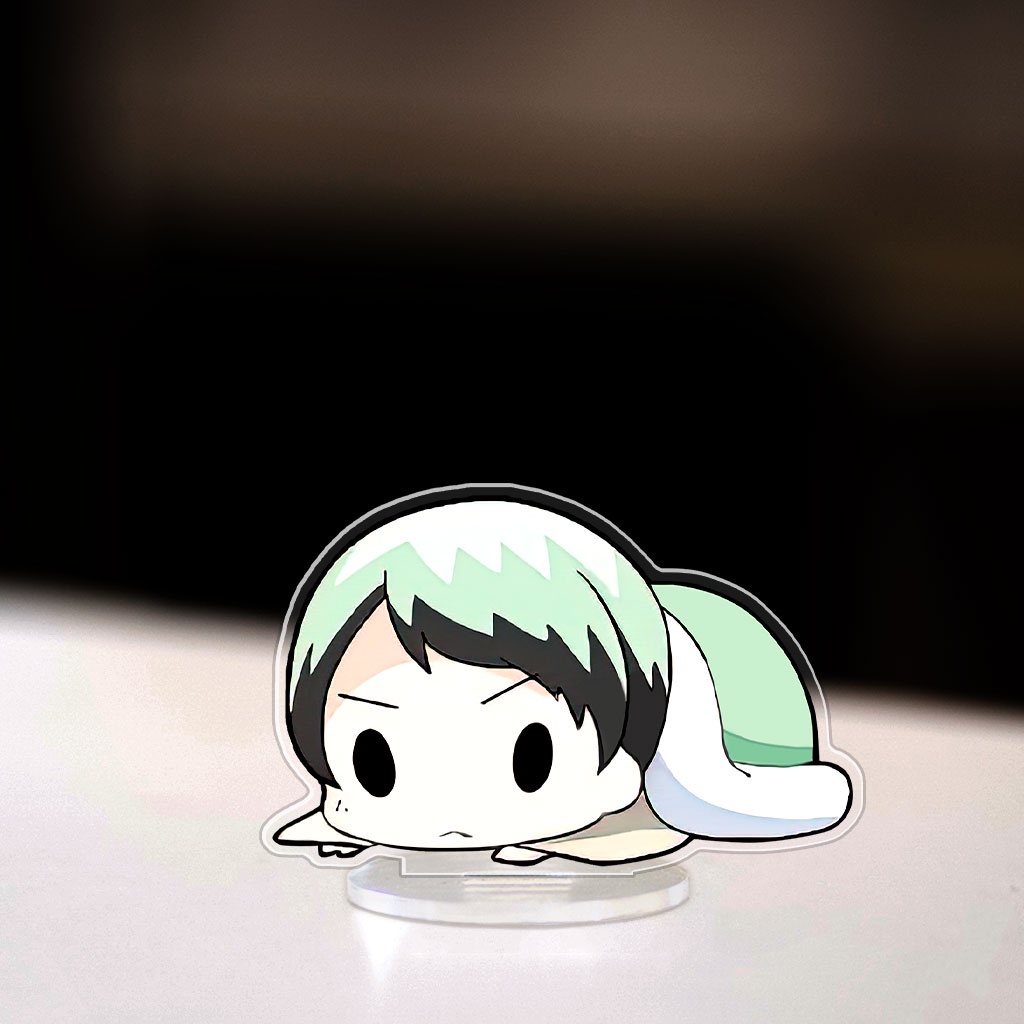 Mô hình đứng standee Kimetsu No Yaiba nằm ngủ nhân vật Tanjiro Nezuko trang trí bàn làm việc cao 8cm NLSHOP