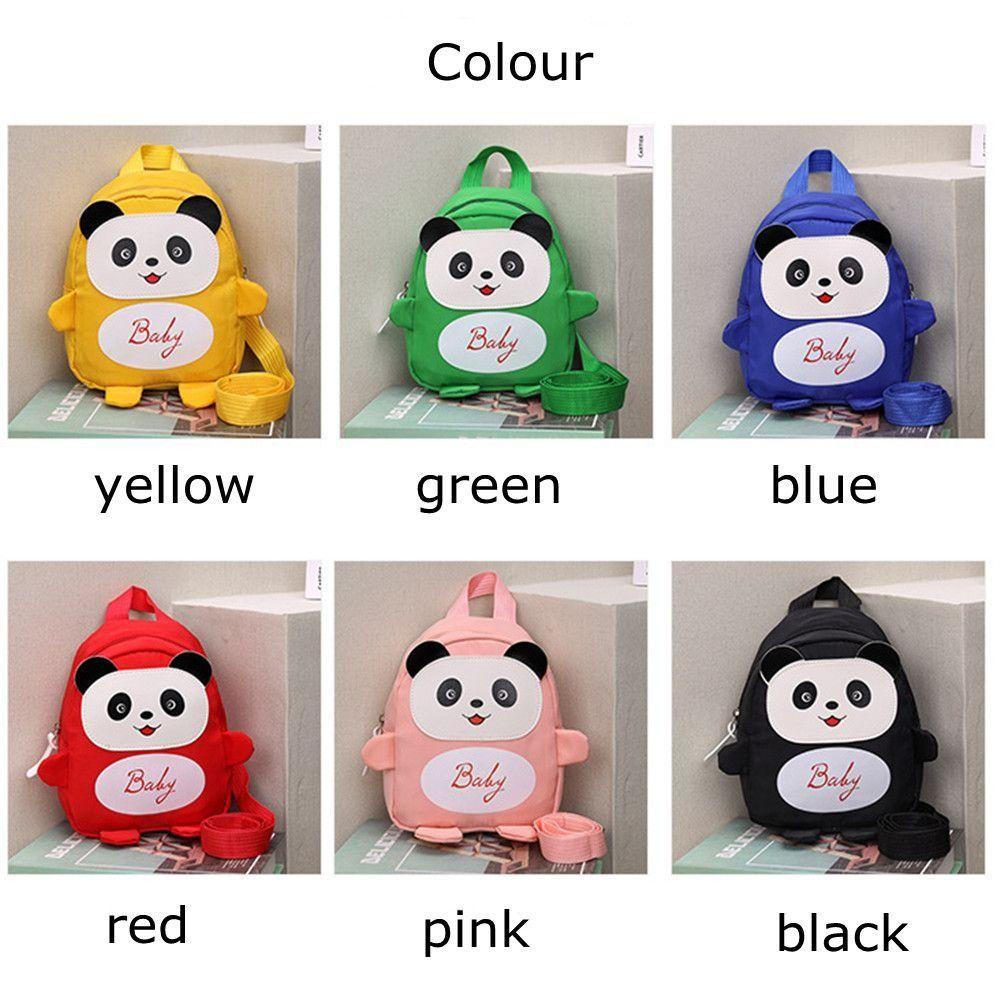 Shanhai Ba Lô Đi Học mini Hai Dây Chống Thất Lạc Hình Gấu Trúc Hoạt Hình Dễ Thương Có Thể Điều Chỉnh Cho Bé Mẫu Giáo