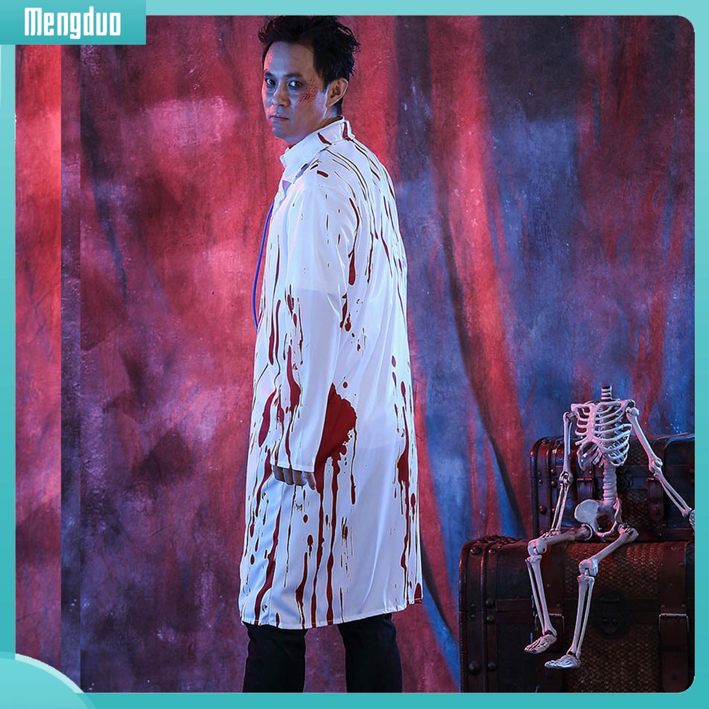 Bộ Đồ Hóa Trang Nữ Y Tá Máu Me Kinh Dị Ngày halloween