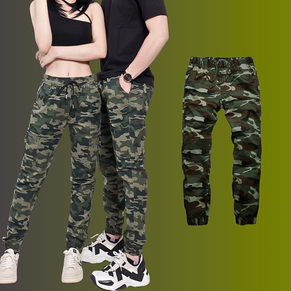 Mẫu mới quần jogger unisex rằn ri mạnh mẽ phong cách septembergod jogger nam 006