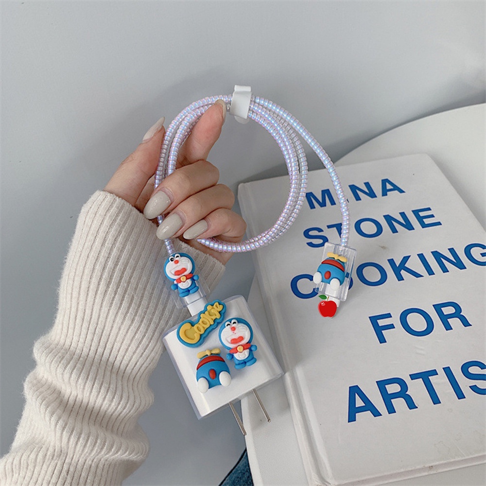 Hoạt Hình Phụ Kiện Bảo Vệ Dây Cáp Sạc Cho iphone 18 / 20w