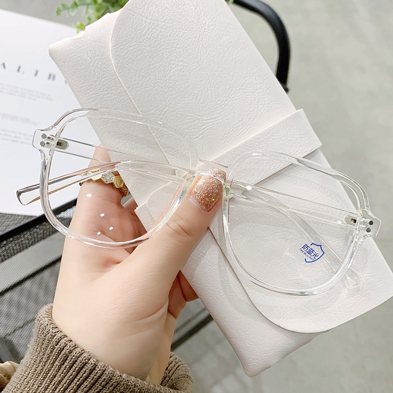 Kính Mát Gọng Vuông Lớn Chống Ánh Sáng Xanh Chống Ánh Sáng Xanh Thời Trang Cho Nam Và Nữ