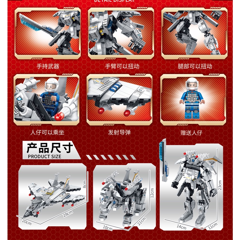 Bộ Đồ Chơi Lắp Ráp Mô Hình 3 Trong 1 Cho Bé