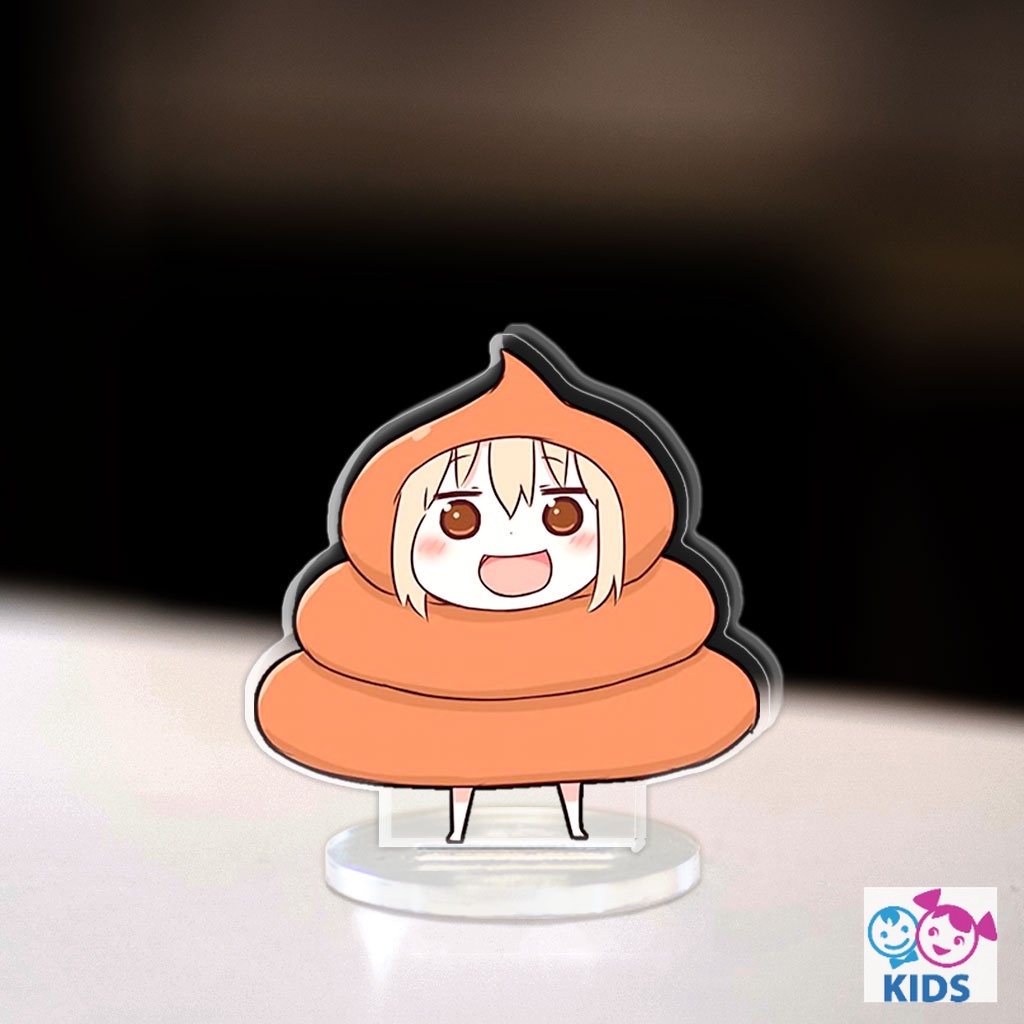 Mô hình Mini Himouto Umaru-chan Standee Chibi Manga Anime Nhật Bản Cô em gái hai mặt trang trí góc học tập cao 3cm NLP
