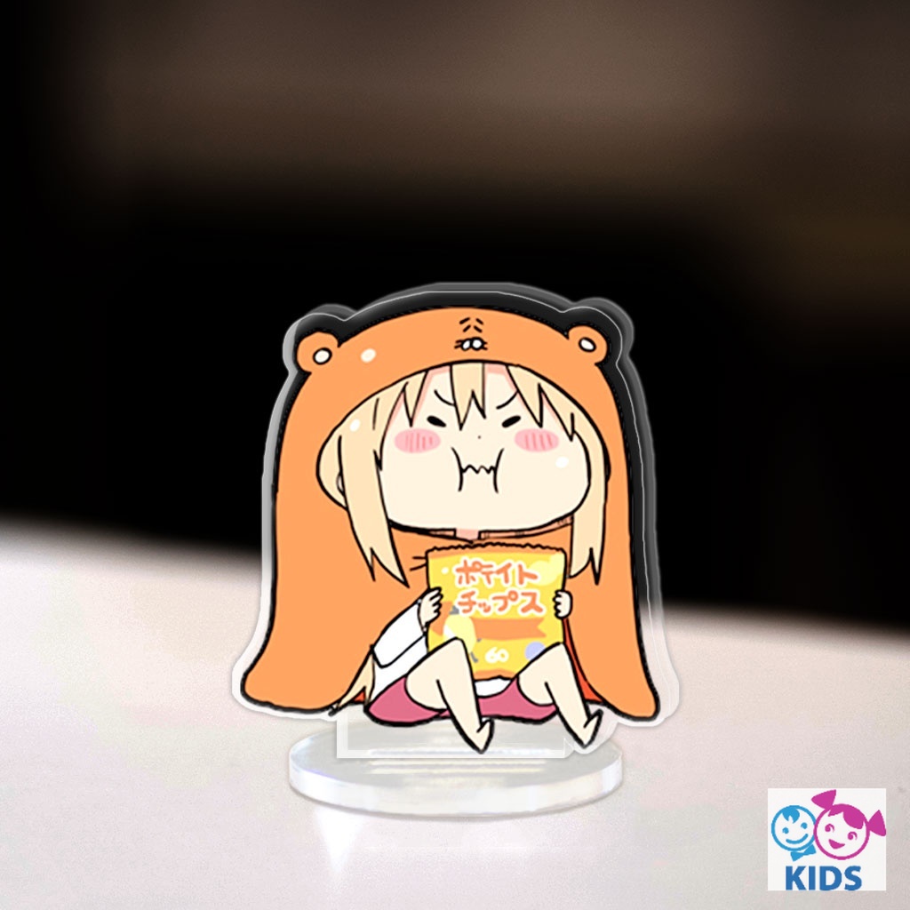 Mô hình Mini Himouto Umaru-chan Standee Chibi Manga Anime Nhật Bản Cô em gái hai mặt trang trí góc học tập cao 3cm NLP