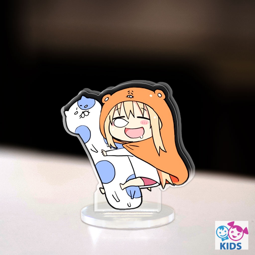 Mô hình Mini Himouto Umaru-chan Standee Chibi Manga Anime Nhật Bản Cô em gái hai mặt trang trí góc học tập cao 3cm NLP
