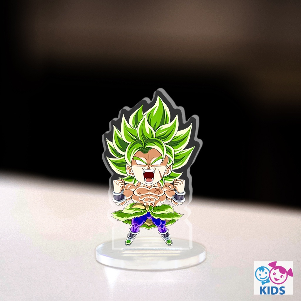 Mô hình Mini Son Goku Standee Chibi bảy viên ngọc rồng ma bư béo sên bọ hung rồng thần trang trí góc học tập cao 3cm NLP