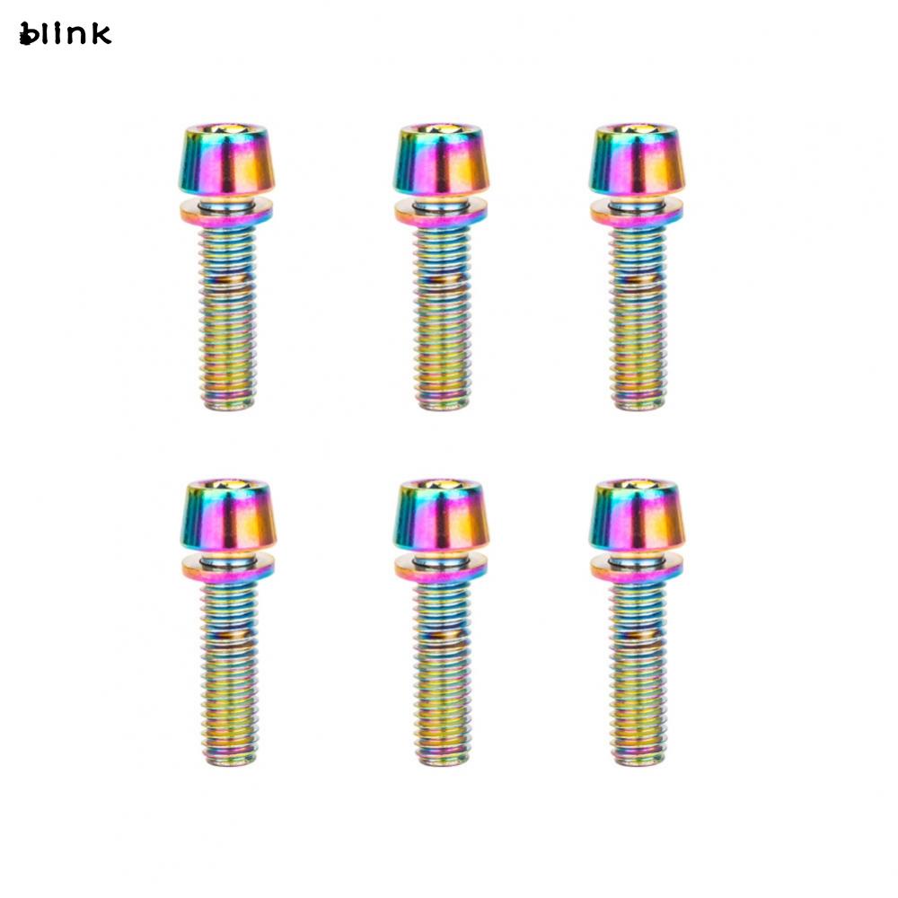 Ốc Vít Xe Đạp Màu Đen / Đỏ / Xanh Dương / Xanh Lá m5 * 18mm