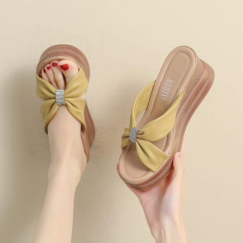 Sab Dép Sandal Đế Xuồng Dày Dặn Thời Trang Mùa Hè 2023 Cho Nữ