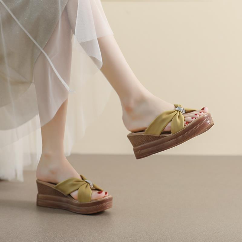 Sab Dép Sandal Đế Xuồng Dày Dặn Thời Trang Mùa Hè 2023 Cho Nữ