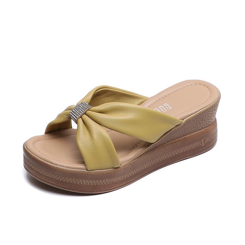 Sab Dép Sandal Đế Xuồng Dày Dặn Thời Trang Mùa Hè 2023 Cho Nữ