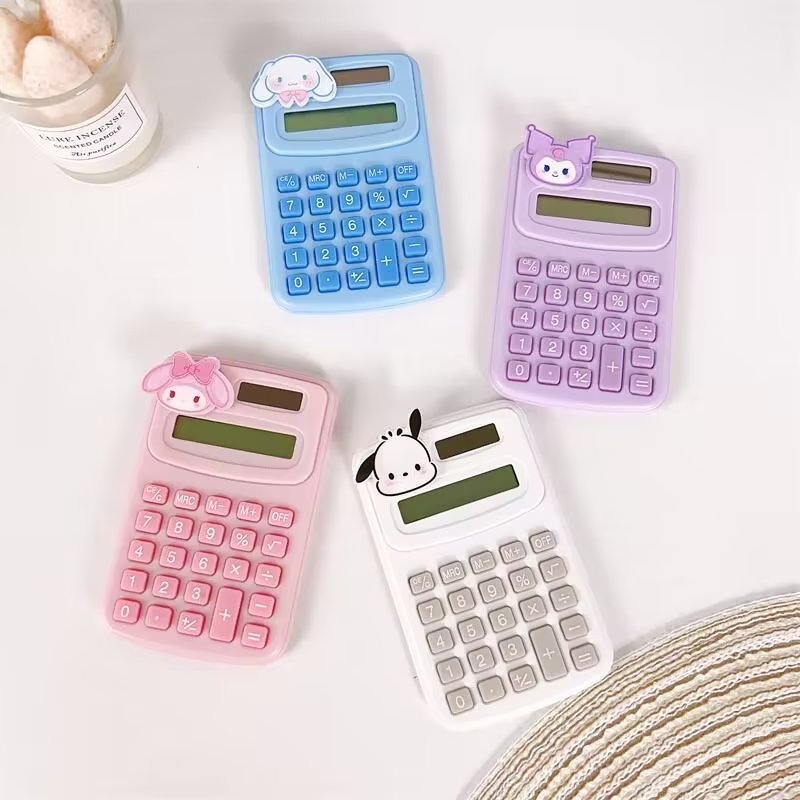Kawaii Máy Tính sanrio mini hello kitty kuromi cinnamoroll Để Bàn Văn Phòng