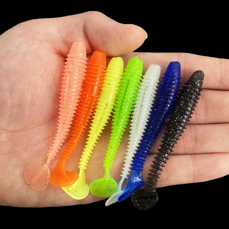 Mềm Mồi Câu Cá Giả Hình Con Ếch Bằng Nhựa 5-7cm + 1-3g