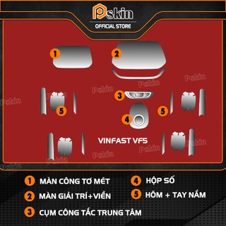  Dán PPF trong suốt chống sước bảo vệ nội thất xe Vinfast VF5 