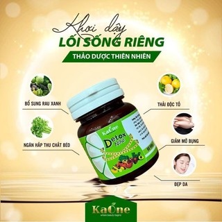 Detox rau củ now kaone thải mỡ nhanh chóng