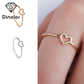 1 Nhẫn Trái Tim Rỗng Đơn Giản Quà Tặng Valentine