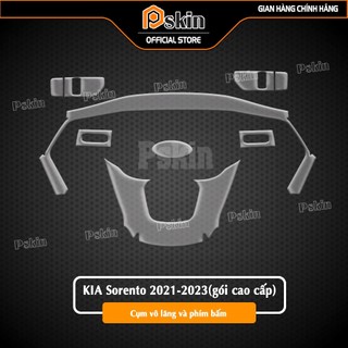 Dán PPF Cụm vô lăng và phím bấm KIA-Sorento-2021-2023(gói cao cấp) 