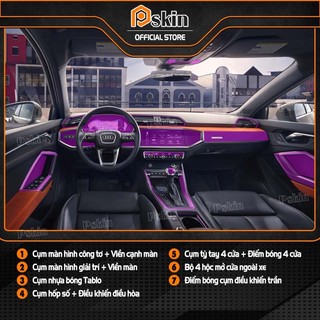 Dán PPF trong suốt bảo vệ nội thất Audi Q3 2019 -2023 
