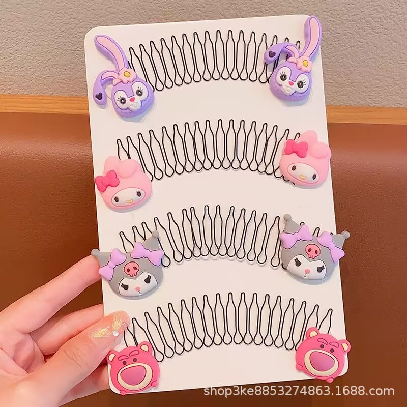 Hoạt Hình Lược Cài Tóc Hình Búp Bê sanrio Xinh Xắn Cho Bé