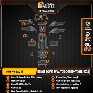 Dán PPF trong suốt bảo vệ nội thất xe Range-Rover-SV-Autobiography-2018-2023 