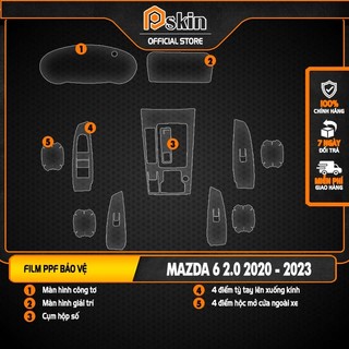 Dán PPF trong suốt bảo vệ nội thất xe Mazda 6 - 2020-2023 